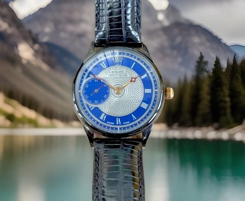 BEAUTIFUL VINTAGE ROLEX LEVER MOVEMENT IN A NEW QUALITY CASE, FULLY SERVICED.