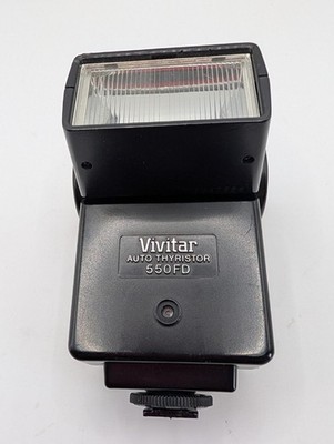 Vintage Vivitar Auto Thyristor 550FD C/R Electronic Camera Flash