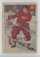 1954-55 Parkhurst Metro Prystai (Premium Ad Back) #35 0vh3