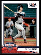 Triston Casas 2019 Panini USA Stars & Stripes RC #81 USA Rookie Card