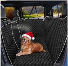XXL Truck Dog Hammock  Flip Seats, Waterproof, Mesh, Crew Cab/SUV, Easy Clean