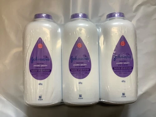 3x BIG Johnson's Baby Powder 22 oz Lavender Cornstarch Hypoallergenic