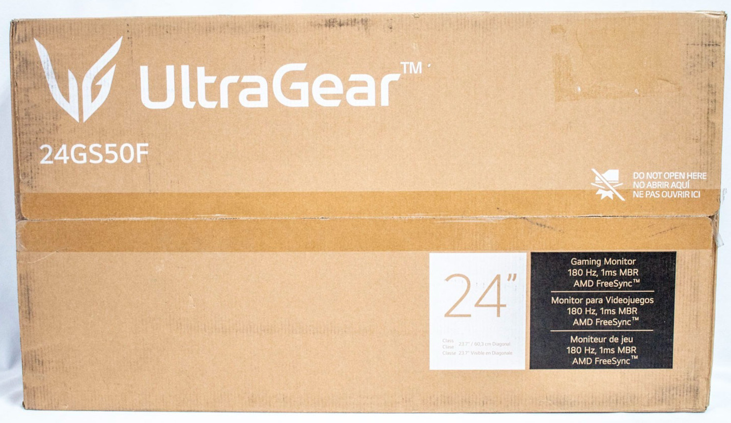 LG 24" (24GS50F-B.AUSQ) UltraGear FHD 180Hz Gaming Monitor