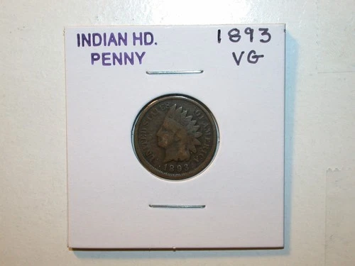 1893 Indian Head Penny (Condition: Very Good )
