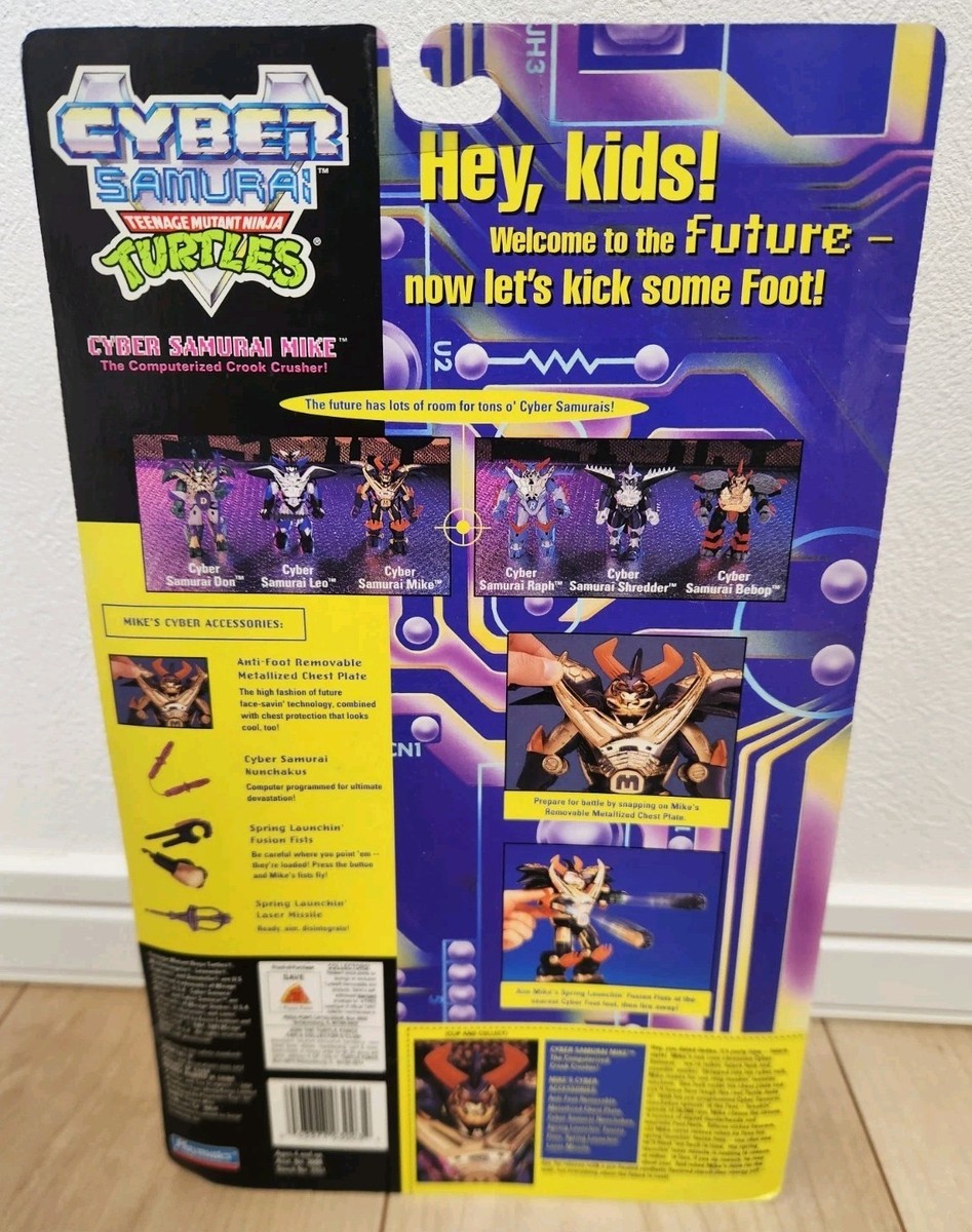 TMNT Cyber Samurai Mike Michelangelo MOC NEW Playmates Turtles | eBay
