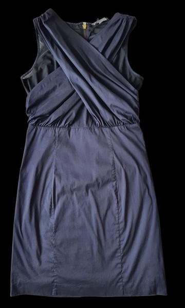 Women Armani Exchange Dress Black Cotton 36