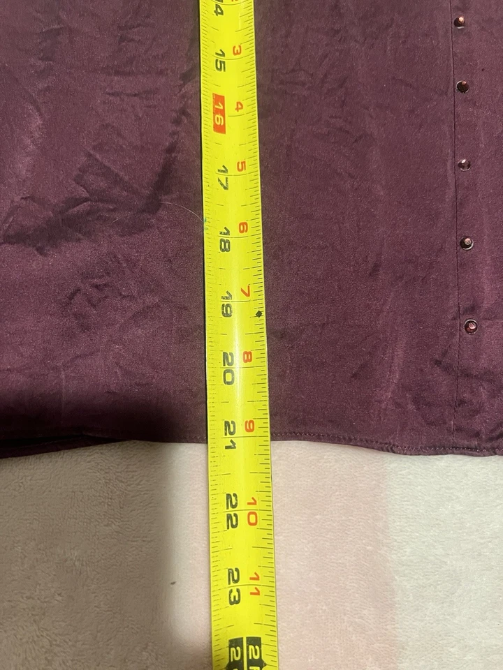 Винтажный шелковый со стразами Cami Top 94% шелк сливы фиолетовый Y2K готический Fairycore M/L - Изображение 3 из 4