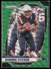 2024 Panini Prizm #195 Rhamondre Stevenson Neon Green Pulsar