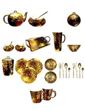 Seletti, Fingers Collection, Gold 31-Piece Set Discontinued NEW &pound;738.00 RRP