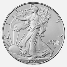 2026 $1 American Silver Eagle 1 Oz Brilliant Uncirculated New