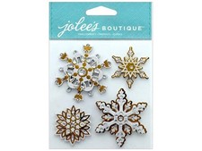 Jolee's Boutique - Bling Snowflakes Stickers