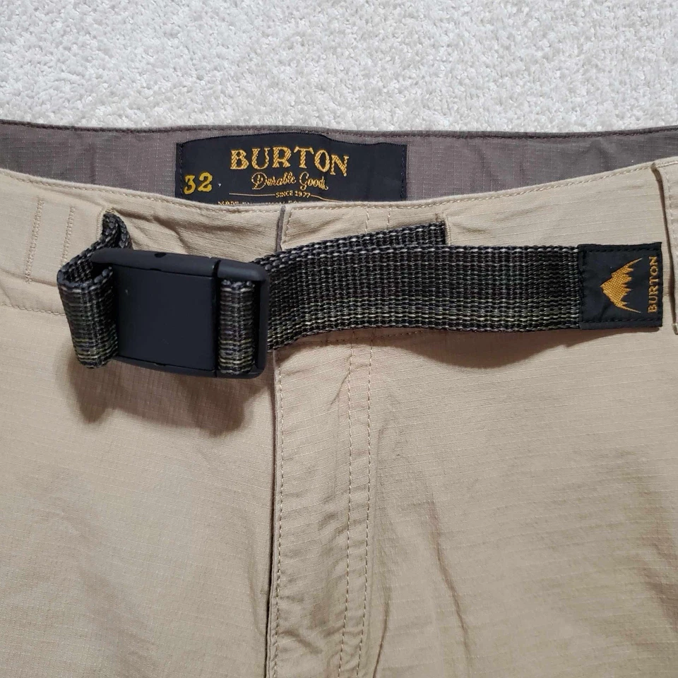 Pantalones Burton Talla 32 Para Hombre Gris MB Ridge Ripstop Informales Ajustados Rectos Foto 4 de 4