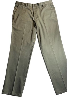 Docker Men s Olive Green Pleated Dress Pants Classic Fit Slacks Trousers W38/L34