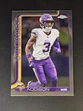 2025 Topps Chrome Football Jordan Addison #202 Vikings