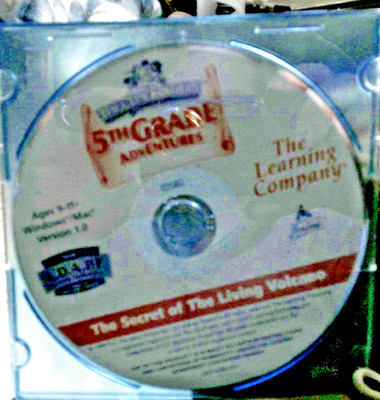 5Th Grade Adventures the Secret of the Living Volcano LEARNING COMPANY WIN/MAC