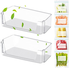 Paquete de 2 estantes de repuesto para puerta de refrigerador Samsung para modelos RF27/RF28
