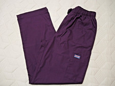 Cherokee Men's Workwear Originals Cargo Scrub Pant Elastic Drawstring Waist Sz S