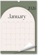 Aesthetic Wall Calendar 2025, 18 Monthly Vertical Calendar July 2025 to December