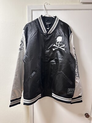 Mastermind World X Mitchell & Ness Lightweight Satin Jacket, size