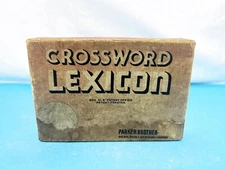 Lexicon English Card Game Vintage 1935 Parker Bros Complete (FR)