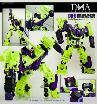 Transformable Toys DNA DK-01 Apply To Combiner Wars IDW Devastator Upgrade Kit