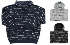 Champion Big Tall Mens Hoodie Lightweight All Over Script Pullover Long Sleeve