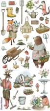 Violette Stickers Garden Animal Critters Crafts Planner Supply Scrapbook Flowers