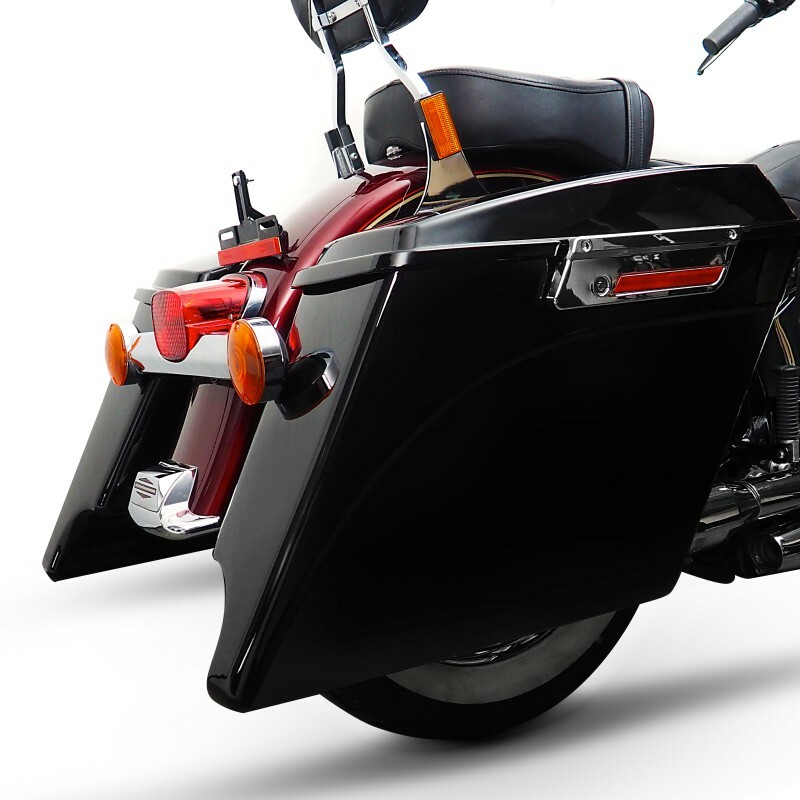 Hard Saddlebag Set Stretched for Harley Dyna Switchback 1216 side case