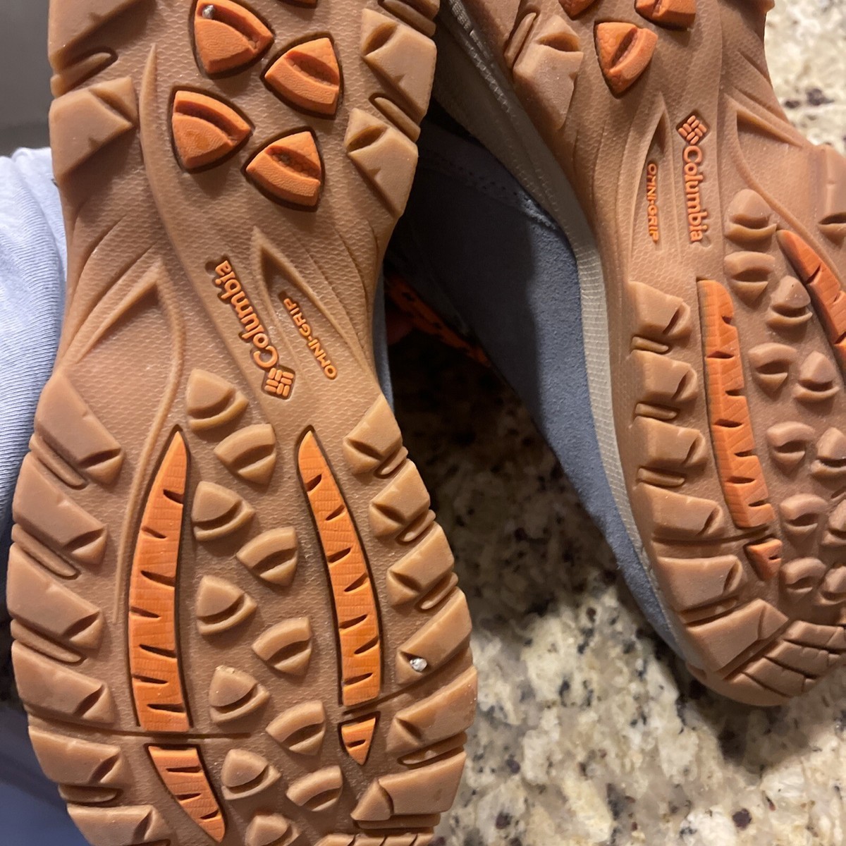 Columbia Blue And Orange Hiking Boots Size Women