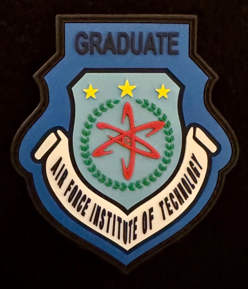 Air Force Institute of Technology (AFIT) PVC Faculty PatchFull Color
