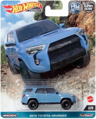 Hot Wheels Car Culture Off Road 2018 Toyota 4Runner 1:64 Metal Diecast Car Model