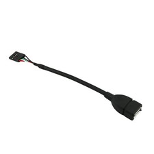 1x 10cm USB 2.0 A Female to Dupont 5 Pin Female Header Motherboard Cable Cord