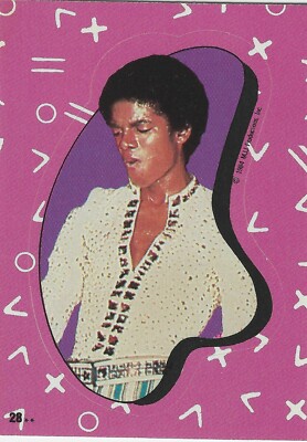 Topps Michael Jackson Trading Cards Sticker Puzzle Panel Card 1984 G+ Condition