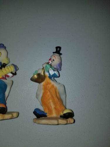 Figur Clown K's Konvolut 4 Musiker Porzellan Keramik - Bild 5 von 8