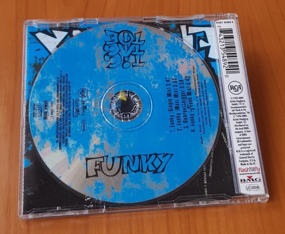 CD|Maxi-Single|Tic Tac Toe|Funky⚡BLITZVERSAND⚡ - Bild 4 von 4