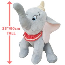 Disney Dumbo Plush Soft Cuddly Toy Giant 35" Jumbo Large Elephant Film 2+ Months