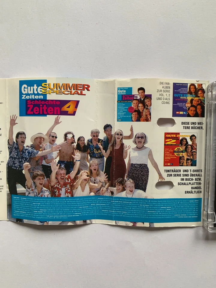 Gute Zeiten Schlechte Zeiten 4 Fan-Album Kassette mit Stickern edel 1994 - Bild 4 von 4