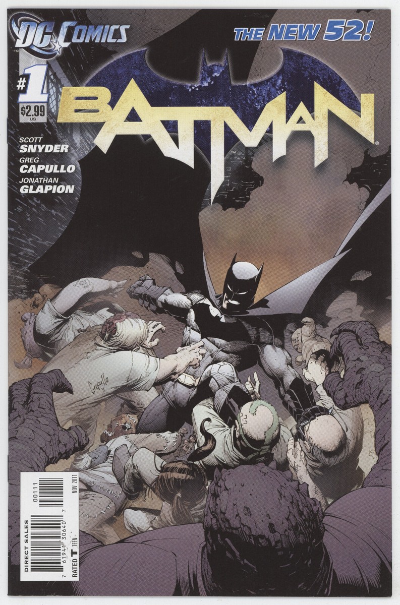 Batman 1 A DC 2011 NM New 52 1st Print Scott Snyder Greg Capullo