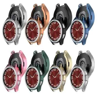 STRAP WAREHOUSE Case For Samsung Galaxy Watch 6 Classic Screen Protector + Free Glass 43mm 47mm