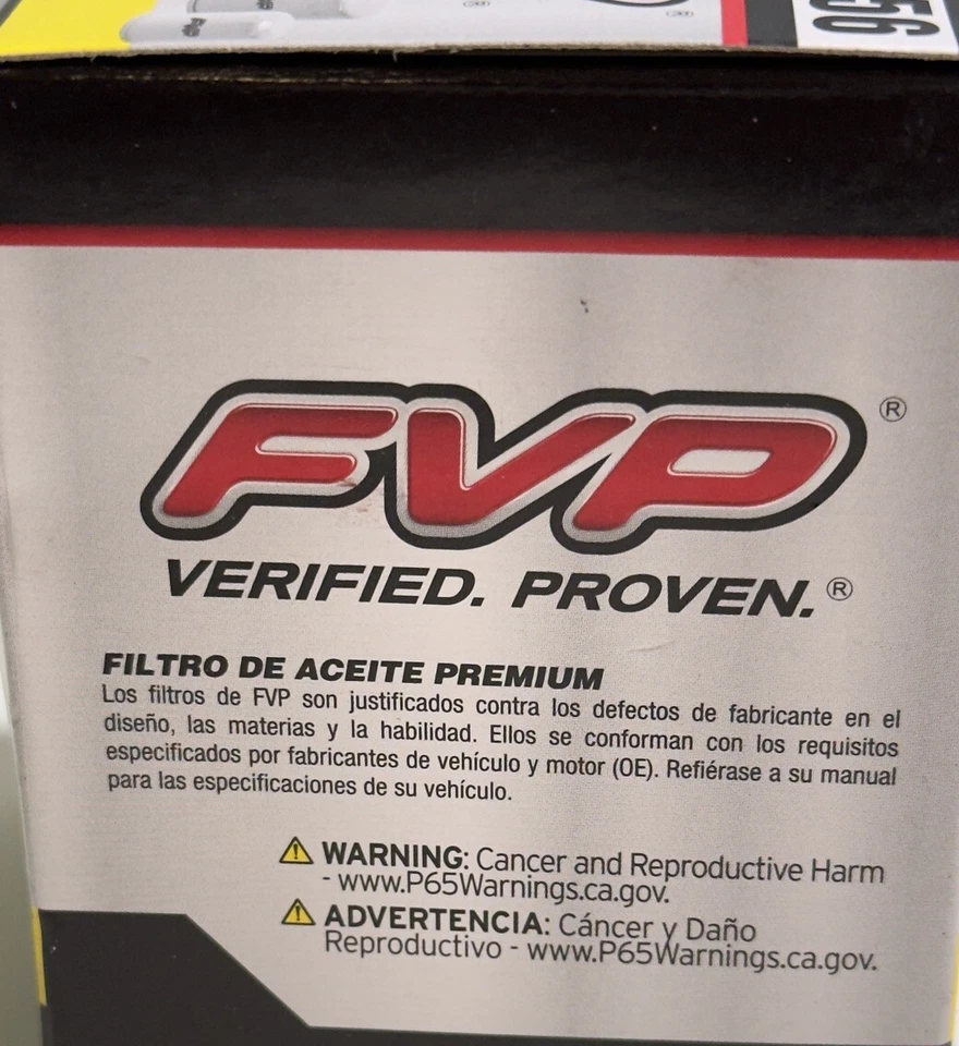Масляный фильтр премиум-класса двигателя FVP R7356 - Изображение 3 из 3
