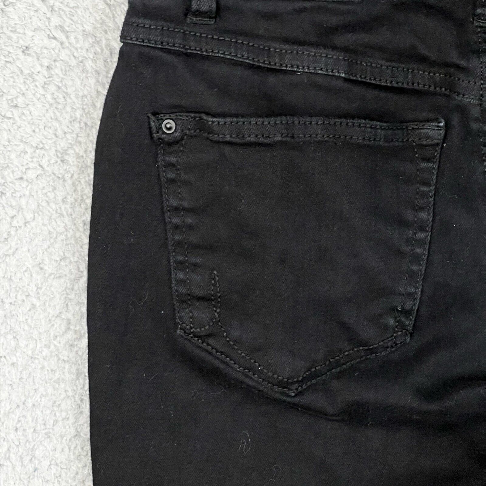 INC Denim Jeans Womens 6 Black Straight Leg Regul… - image 12