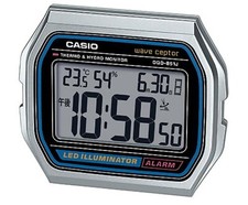 CASIO A158WA Motif Wave Ceptor DQD-851J-8JF Radio-controlled Digital Alarm Clock