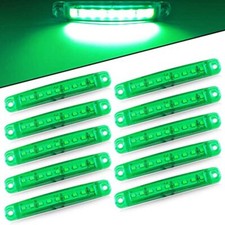 34 12v Marker Lights Led Truck Trailer Round Side Bullet Light Amber Red Lamps