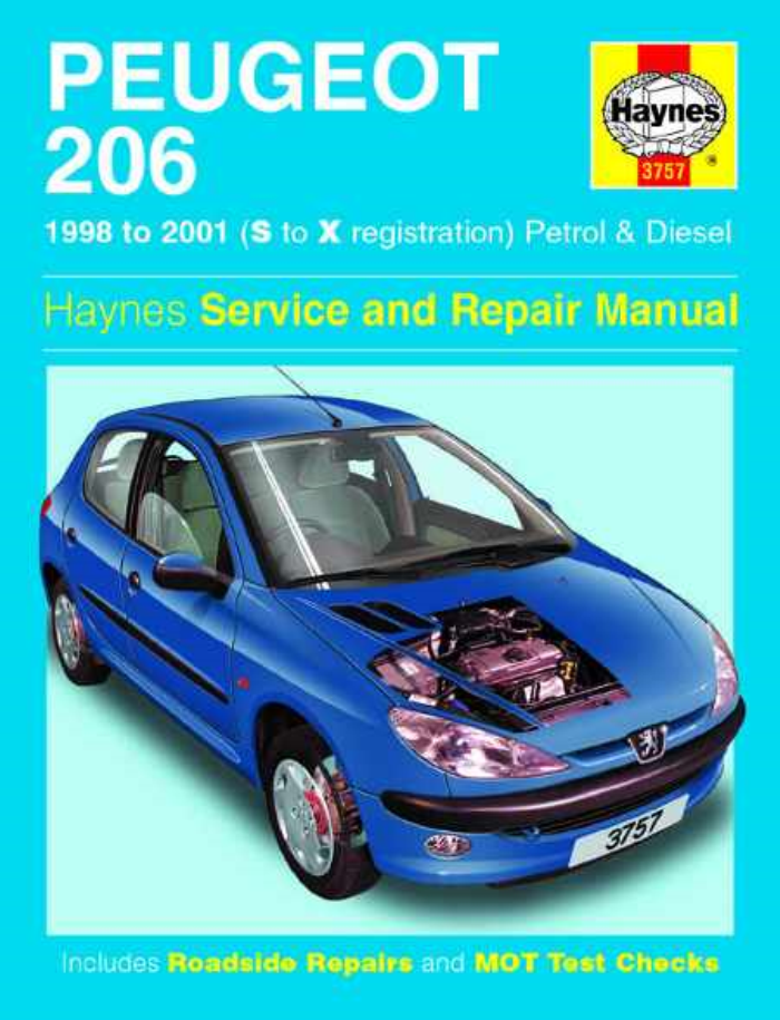 Peugeot 206 Petrol Diesel 1998-2001 Haynes Workshop Manual