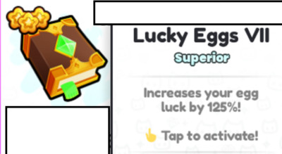 Lucky Egg VII enchant on Pet Sim Simulator 99