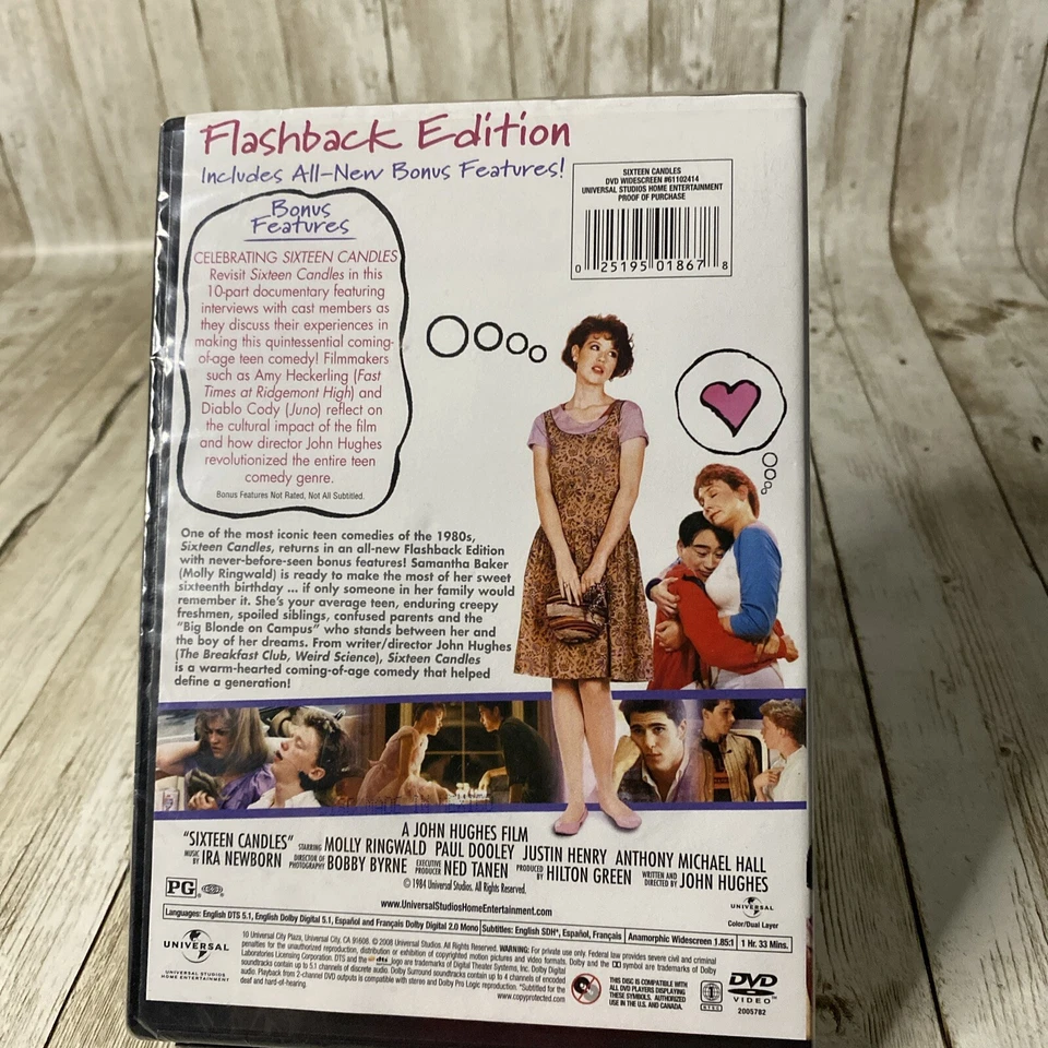 Sixteen Candles Flashback Collection (DVD, 1984 Widescreen) New Sealed - Image 2 of 4