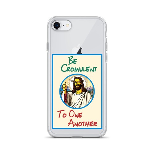 "Be Cromulent" Clear Case for iPhone® Jesus Simpsons Fan Art Love Christianity - 第 1/23 張圖片