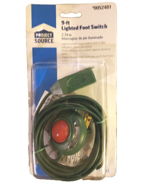 Westinghouse Utilitech Lighted On/off Foot Switch - Christmas  