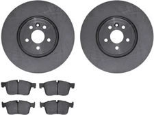 For 2017-2019 Jaguar XE Brake Pad and Rotor Kit Front Dynamic Friction 45159BJ