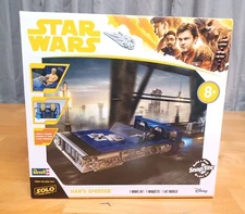 Star Wars Han Solo Speeder Model Kit Lights and Sounds Disney Revell